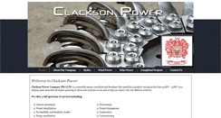Desktop Screenshot of clacksonpower.com